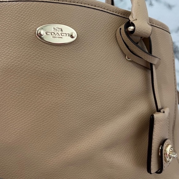 Coach - Margot Tan Medium Leather Crossbody w Adjustable Strap EUC - Picture 13 of 13